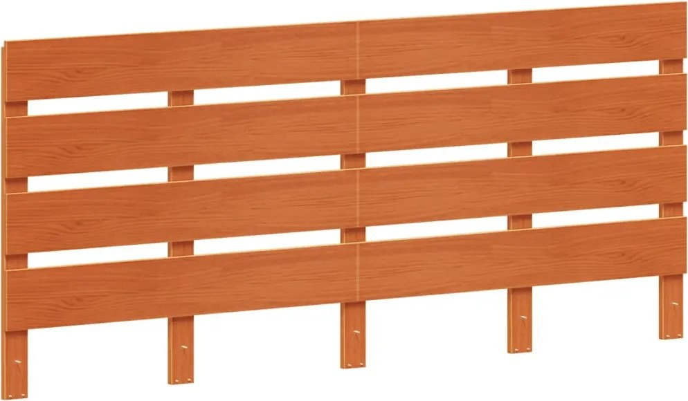 vidaXL Tăblie de pat, maro ceruit, 180 cm, lemn masiv de pin