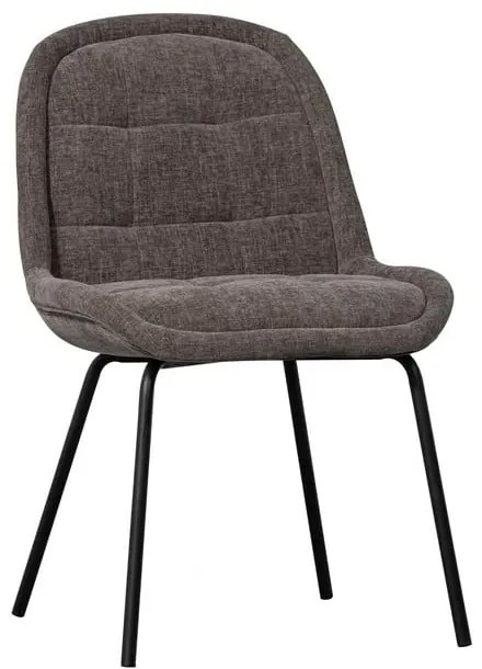 Scaune de dining gri 2 buc. din catifea Crate – WOOOD