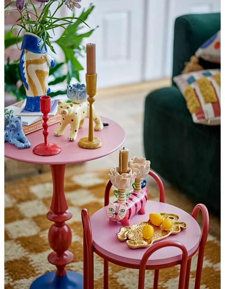 Vază din gresie pictată manual (înălțime 22 cm) Irving – Bloomingville