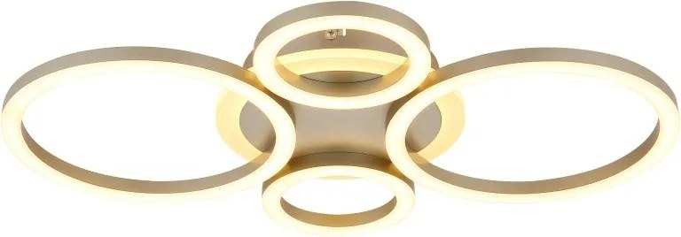 Plafoniera LED design circular LORETTA cafenie