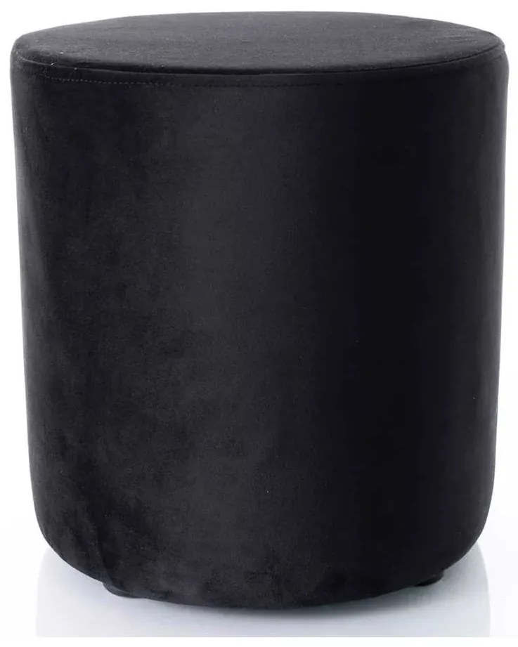 Taburet Caen B Velvet, negru