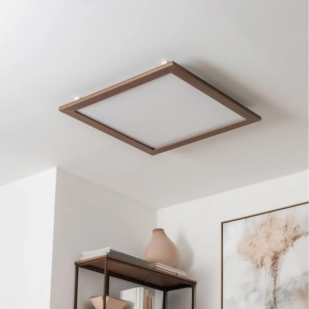 Eglo - Plafonieră LED aplicată SALOBRENA LED/31W/230V maro închis