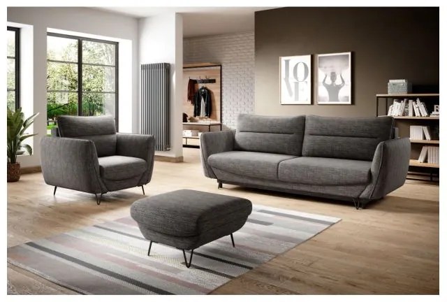 Scaune Set 236cm Gri
