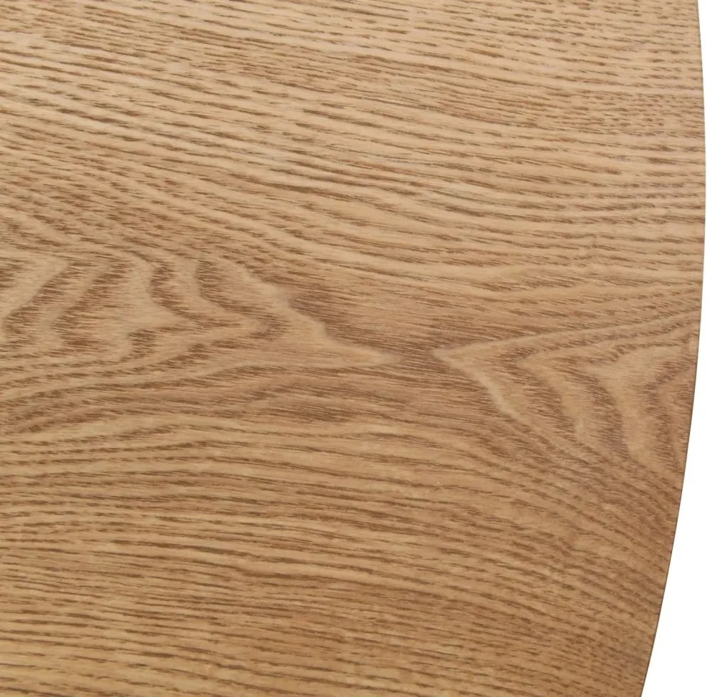 Masa Angel stejar/negru ø120 cm