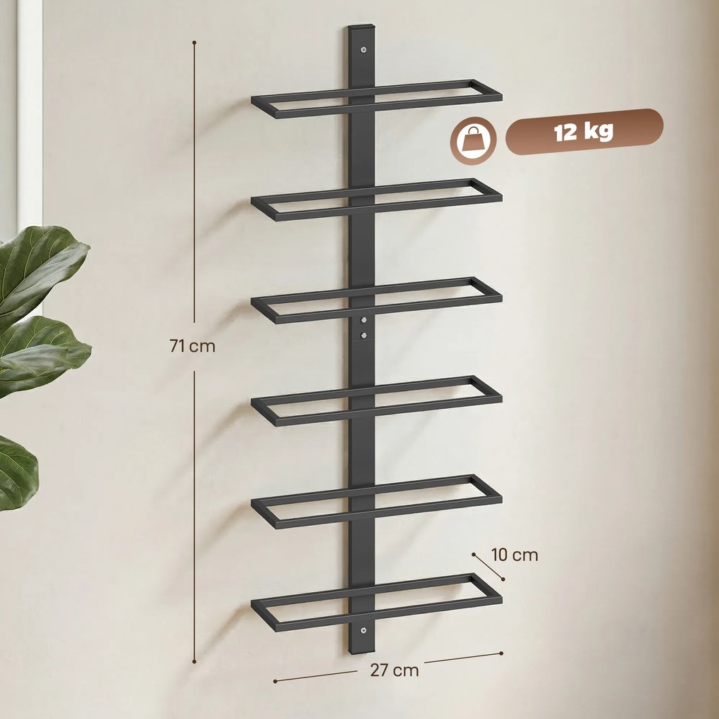 HOMCOM suport de sticle slim | Aosom Romania