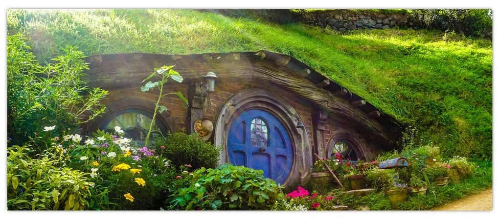 Tablou - Orasul Hobitin (120x50 cm)