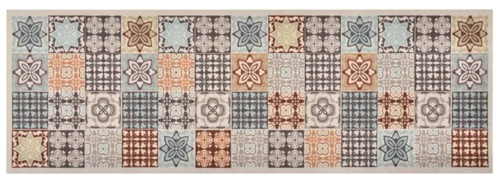 vidaXL Covoraș de bucătărie lavabil, 45x150 cm, model mozaic