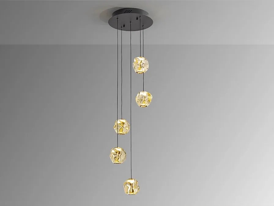 Lustra LED suspendata design decorativ modern Zaria 5L