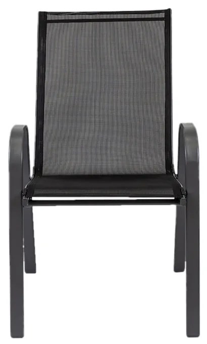 Scaun de grădină Como, negru