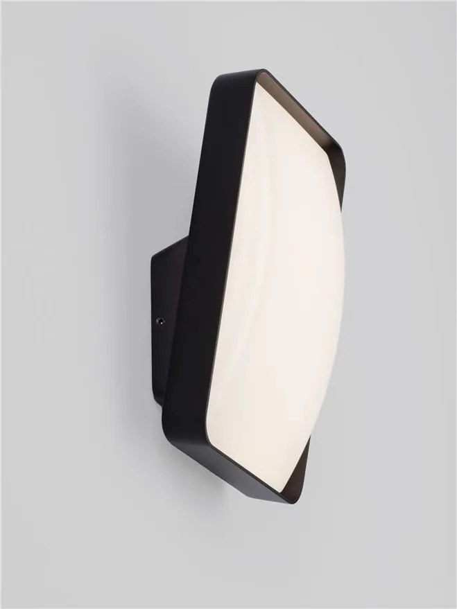 Aplica de perete exterior LED IP65 NUBO negru