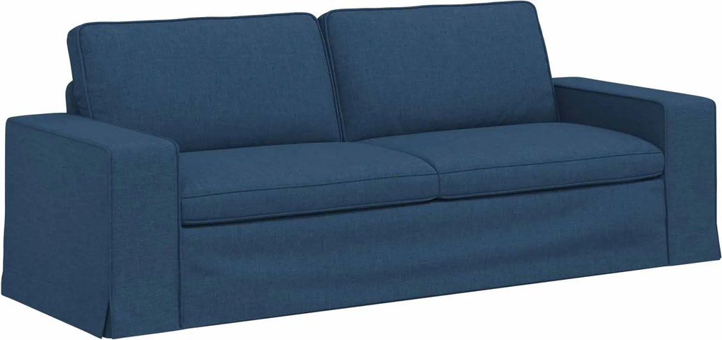 vidaXL Canapea albastru 222 x 80 x 82 cm țesătură