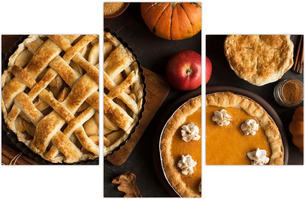 Tablou - Plăcintă de dovleac (90x60 cm)
