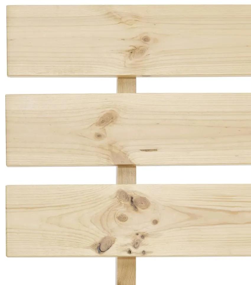 Cadru de pat, 180 x 200 cm, lemn masiv de pin Lemn deschis, 180 x 200 cm