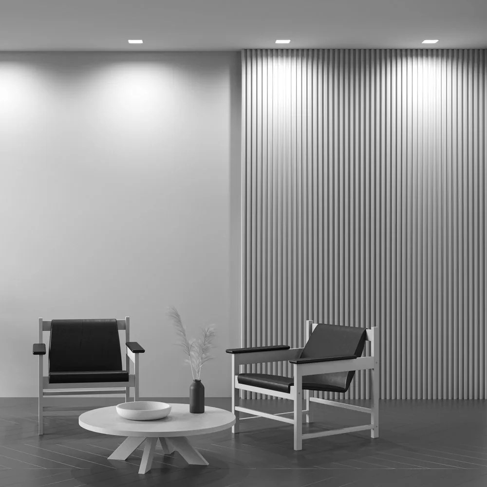 Spot LED incastrabil design tehnic Okno alb 11x11cm 4000K