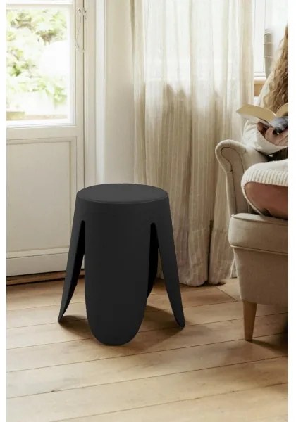 WENKO 26087100 - Taburet COMISO 44,5 x 46 cm, negru