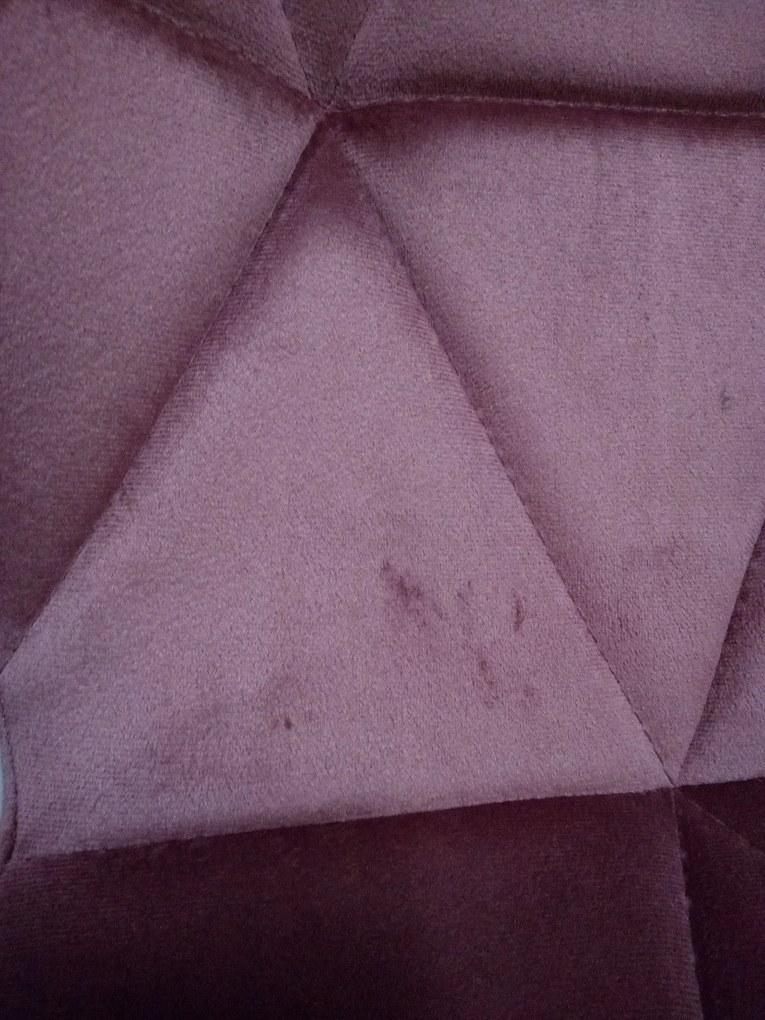 OFERTA Scaun de birou roz inchis AVOLA VELVET II. calitate
