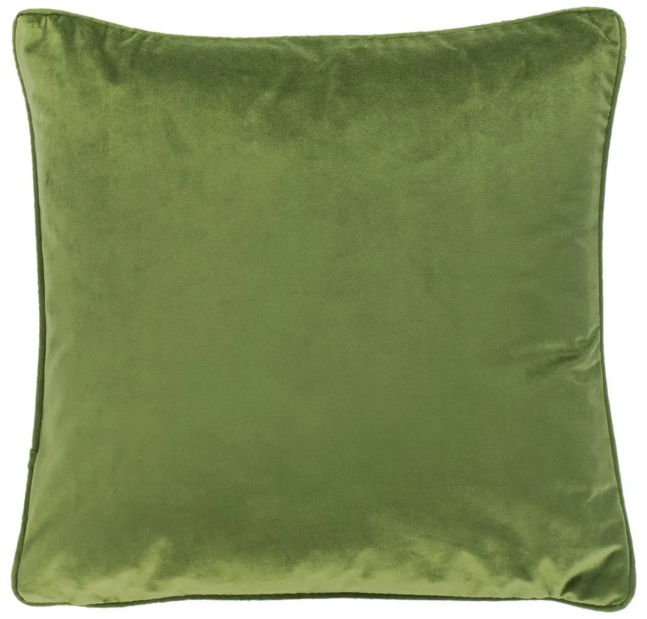 Pernă Tiseco Home Studio Velvety, 45 x 45 cm, verde închis