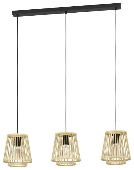 Lustră pe cablu Eglo 43853 HYKEHAM 3xE27/40W/230V