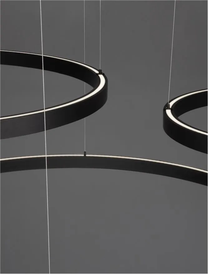 Sistem circular sina magnetica cu iluminat in partea superioara Halo 150cm