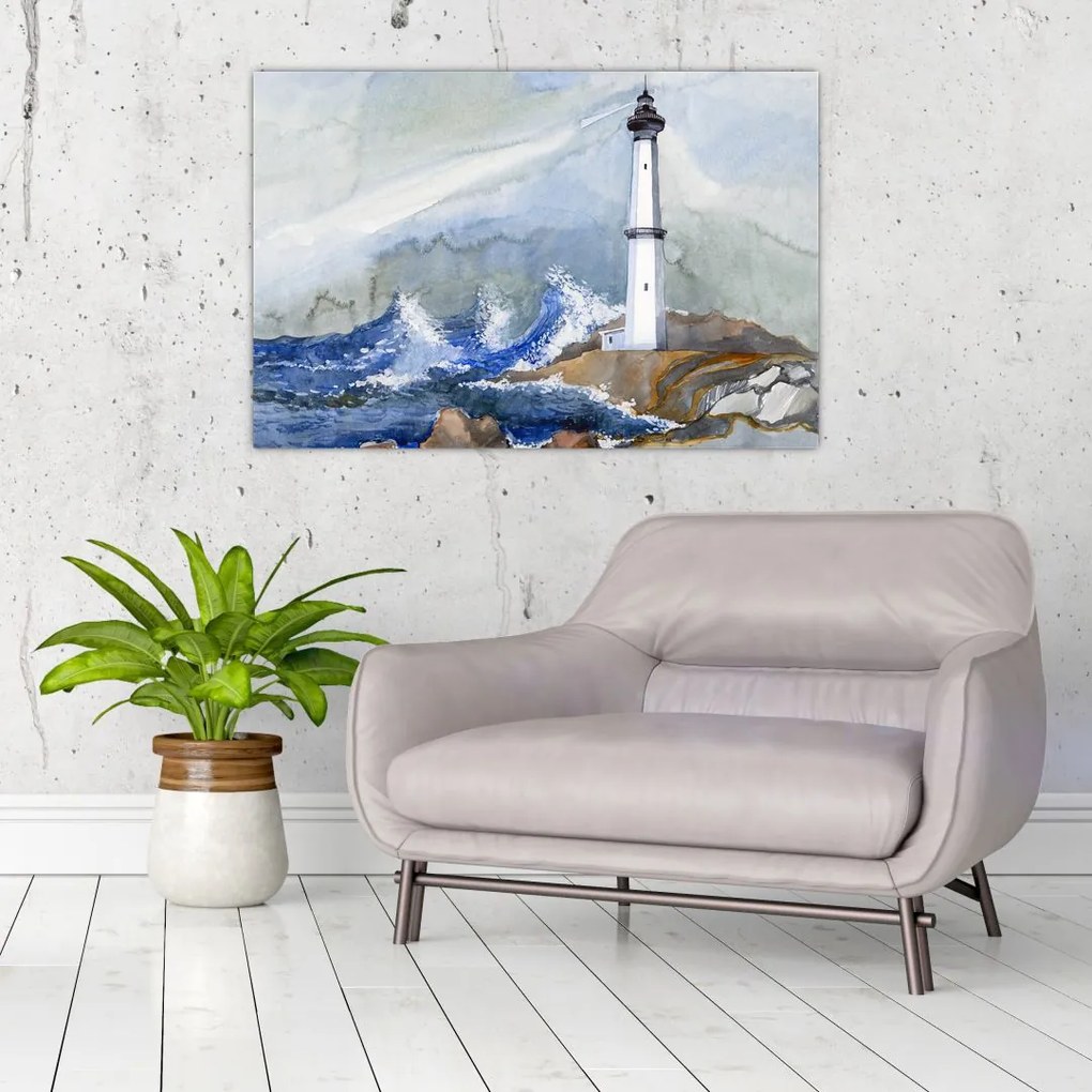 Tablou cu pictura farului (90x60 cm)