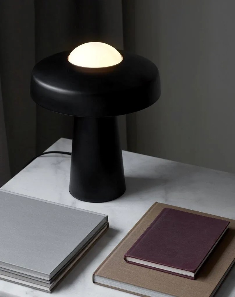 Veioza moderna design ciuperca Time neagra 2010925003 NL