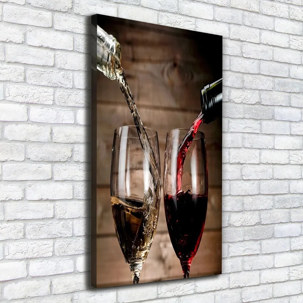 Tablou canvas Vin în pahare