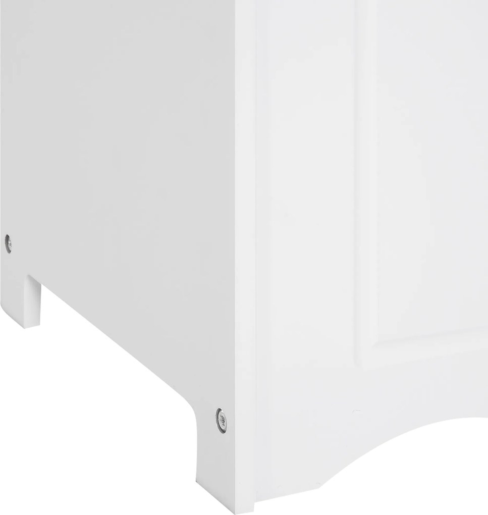 HOMCOM mobilier pentru lenjerii, 55x34x58 cm, alb | Aosom Romania