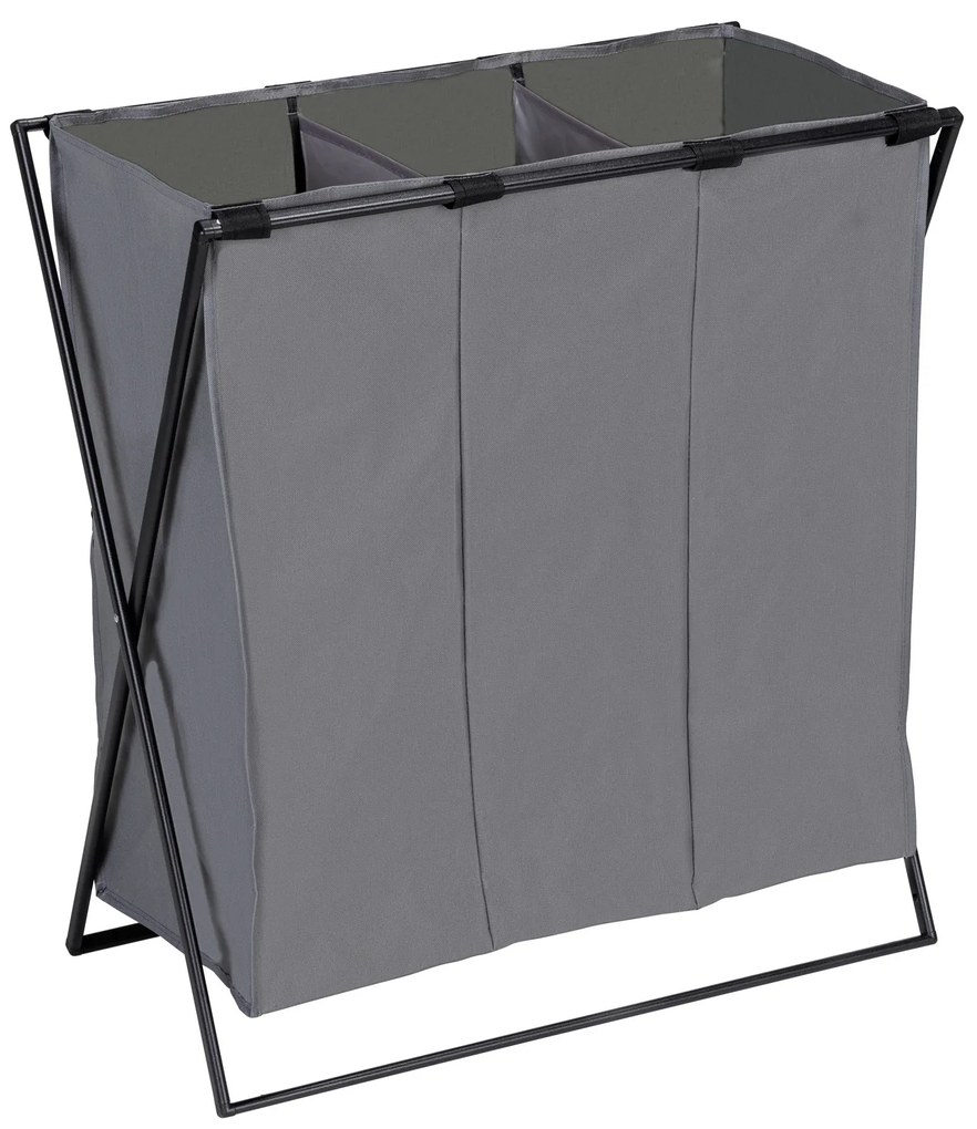 Coș de rufe cu trei compartimente, Trio, WENKO