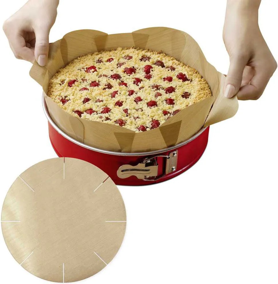 Folie de copt modernă, rotundă