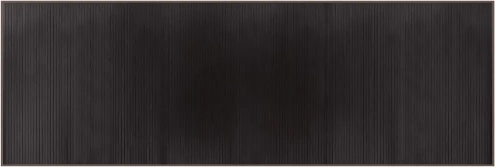 vidaXL Covor dreptunghiular, maro închis, 100x300 cm, bambus