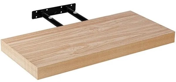 Raft de perete stilist Volato, 40 cm, lemn deschis