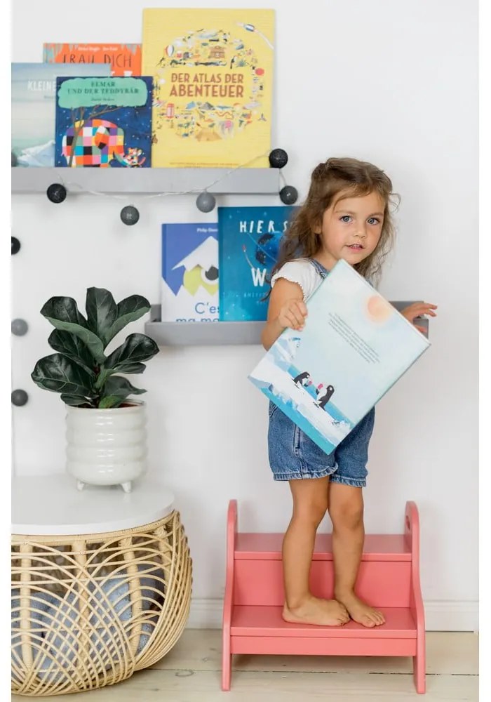 Treaptă înălțătoare roșu-deschis Dusky Pink – Kindsgut