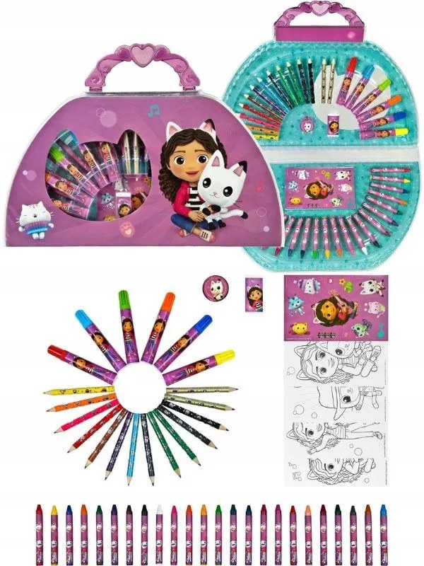 Gabby&#039;s Dollhouse Friends set de papetărie