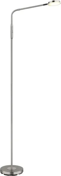 Globo 58504SN - Lampă de podea LED cu control tactil și variator SILVIO LED/6,5W/230V crom mat