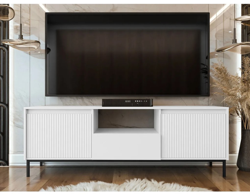 Set mobilier living Somkera II (alb + Negru) . 1105974