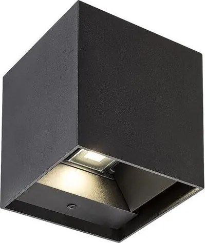 Aplica de perete iluminat exterior ambiental IP54 Solin negru