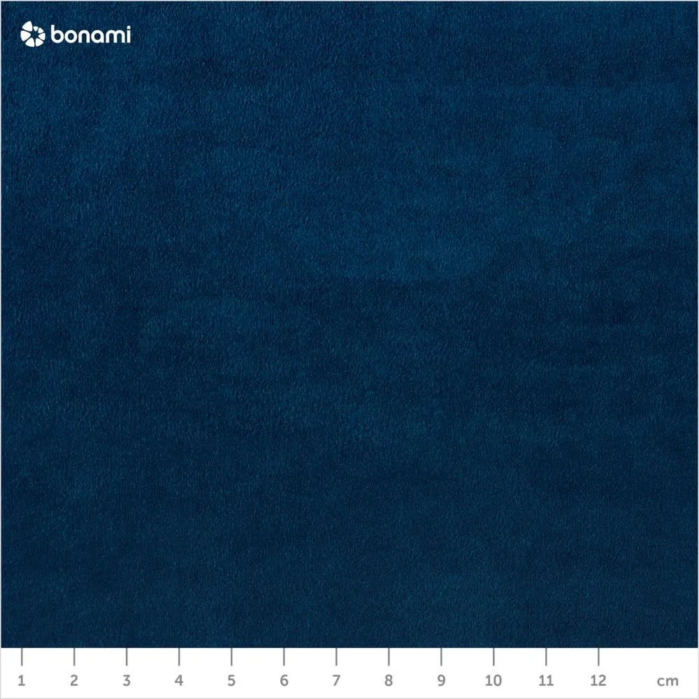 Pat matrimonial albastru închis tapițat din catifea cu spațiu de depozitare cu somieră 180x200 cm Brody – Mazzini Beds