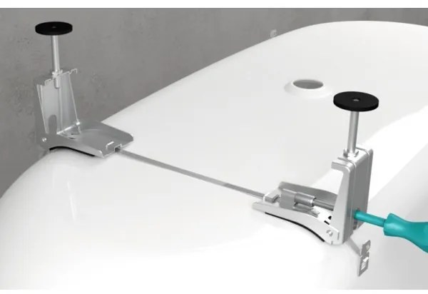 Pachet cada dreptunghiulara otel BetteForm 150x70cm, cu sifon Viega Simplex si picioare, 2941-000+B23-1500+285357