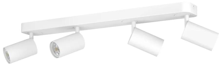 Plafoniera inteligenta, cu 4 spoturi design modern Telimbela-z alb