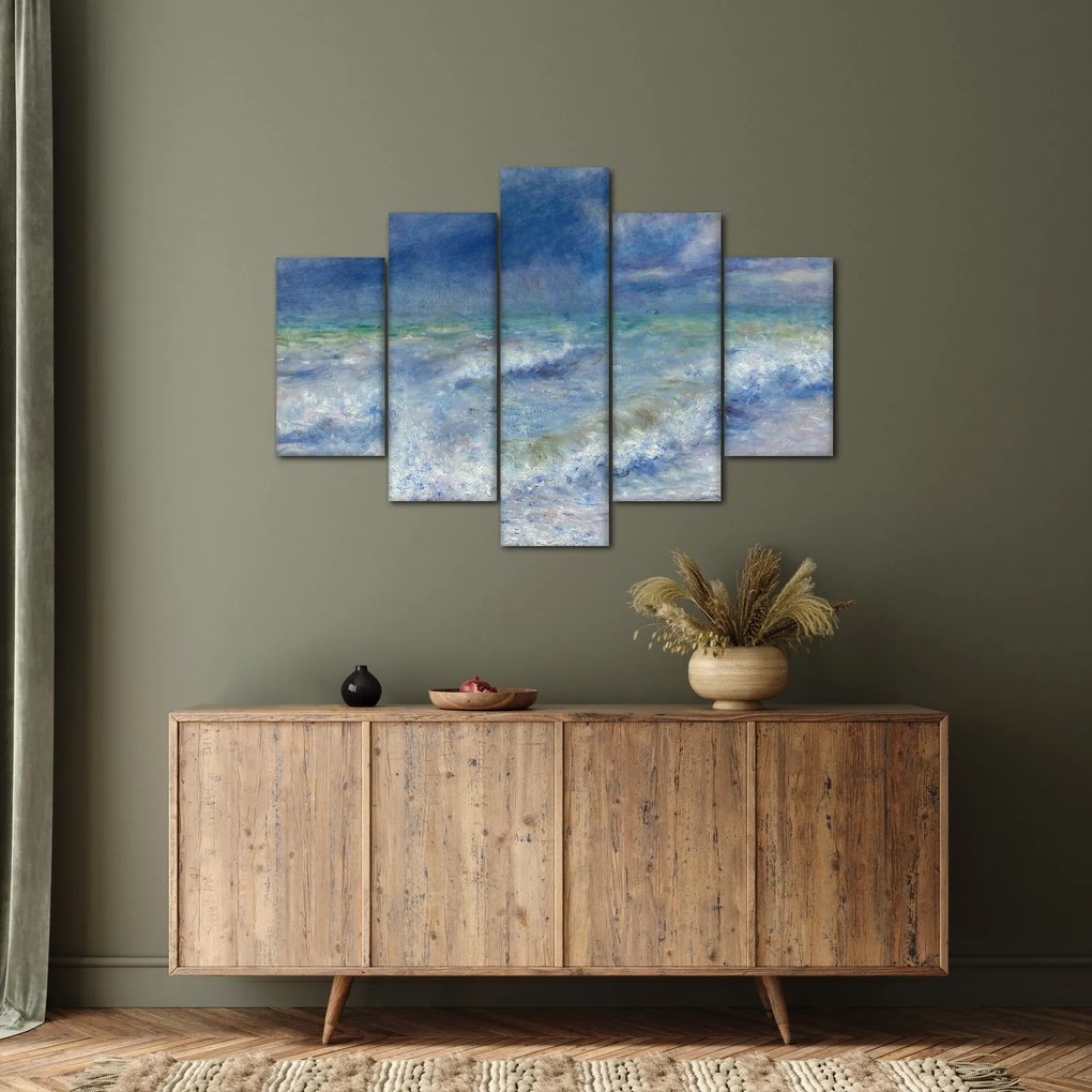 Tablou - Pierre-Auguste Renoir, Seascape, reproducere (150x105 cm)