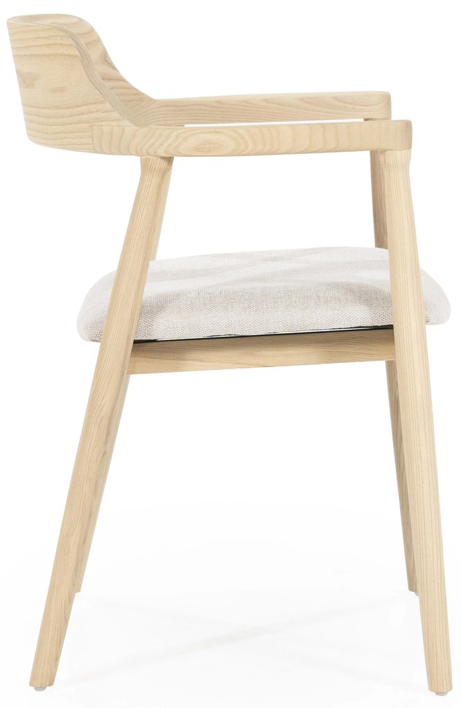 Scaun Yorick din lemn de frasin natural
