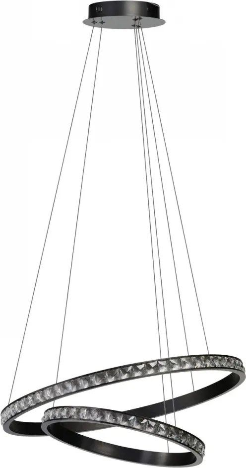 Lustra LED suspendata design circular AZALEA 60+40 3-STEP DIMM