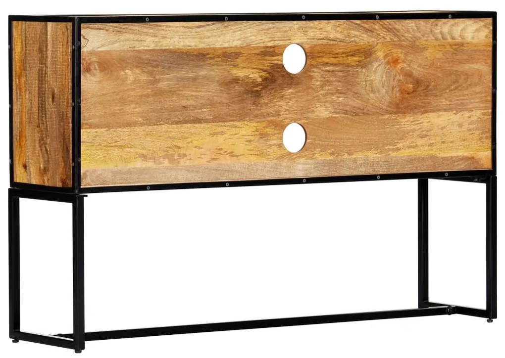 Comoda TV, 120 x 30 x 75 cm, lemn masiv reciclat