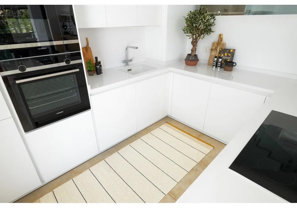 Covor pentru exterior și interior galben ocru/crem 60x85 cm Belle Ochre – Pappelina