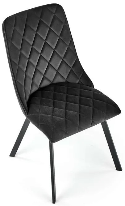 Scaun K450 velvet negru