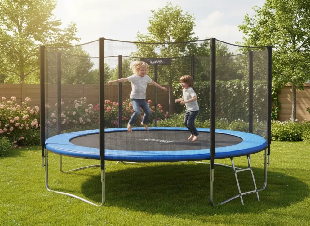 Trambulină de grădină Sunactive 374 cm