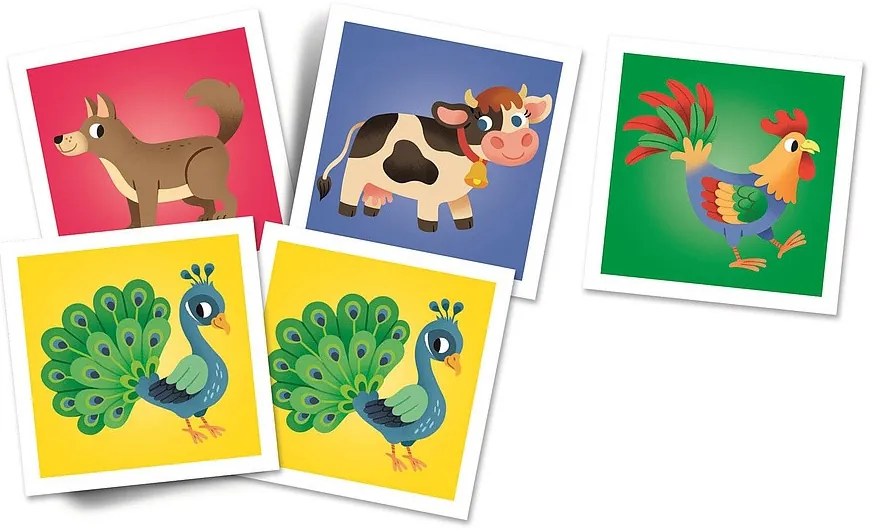 Animale Farm Joc de memorie Clementoni cu 48 de piese