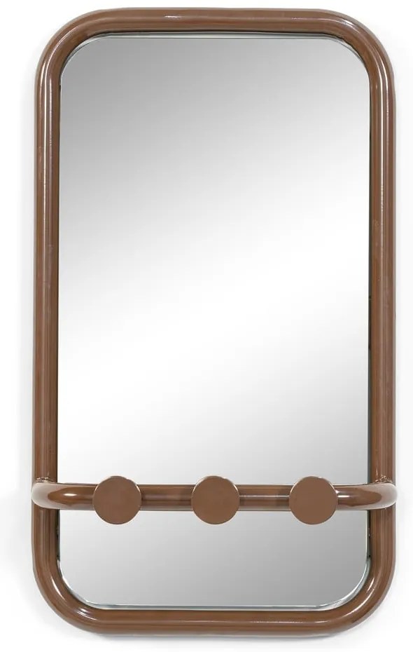 Panou de agățat diverse maro închis din metal 35x60x11 cm Retro – Spinder Design