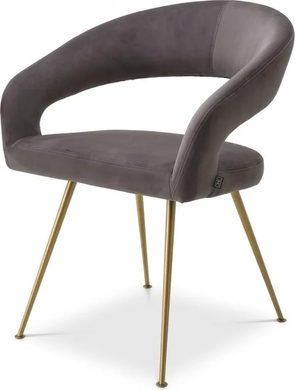 Scaun design elegant LUX Bravo, savona gri 115045 HZ