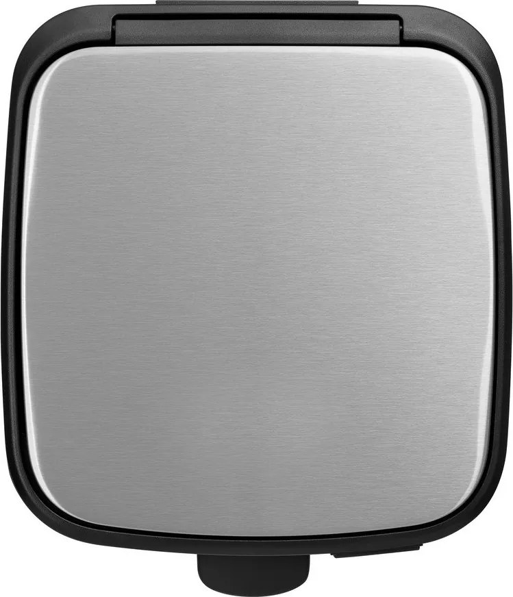 Coș de gunoi argintiu mat cu pedală din oțel 30 l Bo – Brabantia